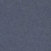 Blue-gray fabric sample with a tight diagonal weave, heathered texture, and matte finish; label reads "bross > fabric (a) chili > col. 60081."
