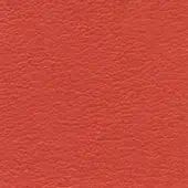 Coral-red fabric texture sample displaying a granular surface with embossed details, labeled “Bross extrema metal col. 6750”.