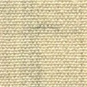 Creamy off-white woven fabric texture with subtle grain, matte finish, and scattered dark threads; label reads "bross > fabric (b) molly > col. 110".
