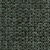Dark gray woven fabric texture with a raised, looped pile and heathered effect; brand label reads "bross > fabric (b) molly > col. 166".