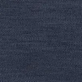 Navy blue fabric sample with a raised dot pattern, labeled “bross fabric (b) nice col. 605,” displaying a matte, textured weave in a studio setting.