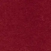 Bross Ponza fabric sample, deep red felt texture, close-up view displaying color code 7027.08 and subtle tonal variations.