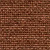 Rustic reddish-brown woven fabric texture with a grid pattern, matte finish, and visible fiber variations; label reads "bross > fabric (b) sole > col. 406."