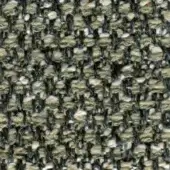 Woven fabric texture, olive green and charcoal gray, heathered with visible fibers and knots; label reads "bross > fabric (c) savanna > col. 952".