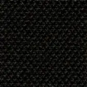 Dark charcoal fabric texture, “steelcut trio col. 195,” displays a dense, nubby weave with a matte finish and subtle tonal variations.
