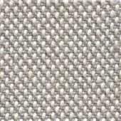 Woven fabric texture, beige, gray, and tan yarns, dense grid pattern, matte finish, durable upholstery material, bross steelcut trio col. 205.