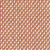 Woven fabric texture, muted pink warp with pale cream and vibrant yellow weft, tight nubby weave with horizontal yellow lines.