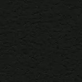 Dark leather texture sample, col. 201, displays a matte finish with dense, irregular raised patterns and crevices across a uniform black surface.