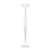 Distinguished Kundalini E.T.A. floor lamp with ecological fiberglass and a smooth matte white finish crafted in Italy