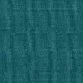 Teal textile sample with a grid weave, displaying a matte finish and consistent texture, featuring subtle tonal variations and a raised surface.