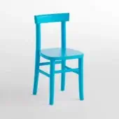 Elegant Casamania Cherish chair crafted in Italy with a smooth turquoise finish and modern angular silhouette