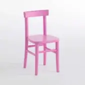 Superior Casamania Cherish chair crafted in Italy with glossy pink finish and careful ergonomics