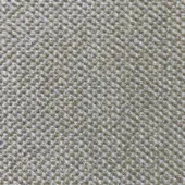 Beige marluck fabric texture with open mesh weave, featuring a speckled appearance and diagonal thread grid for durable upholstery.