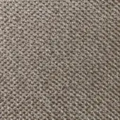 Casa Casati Marluck fabric sample, taupe heathered weave with raised knots, detailed texture for durable upholstery applications.