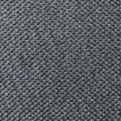 Gray geometric fabric texture, woven synthetic textile with repeating nodes, casa casati marluck collection, studio lighting.