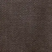 Brown woven fabric texture with a nubby surface and visible fibers, displaying the “casa casati > fabric (b) > rock > rock 34” label.