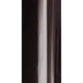 Black nickel metal column with vertical grain and polished finish, featuring a central bright light band and brand text.