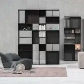 Key Leather Bookcase