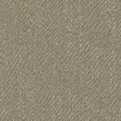 Taupe woven fabric sample with a dense, irregular texture and matte finish; identified as r734 col.0242, suggesting linen or jute fibers.