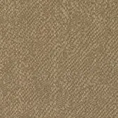 Beige textile sample with dense heathered weave, featuring irregular grid pattern and matte finish; identified as r735 col.0252.