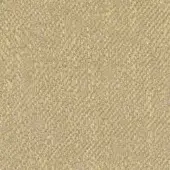 Woven fabric sample r738 col.0422, basketweave texture in muted gold and sandy yellow tones, dense nubby surface, diffused studio lighting.