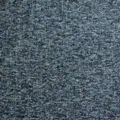 Textured fabric sample in dark gray, charcoal, and blue tones displays a granular, woven pattern with a matte finish.