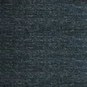Dark teal fabric sample with heathered weave, featuring gray and blue threads in a dense, irregular, nubby tweed-like texture.