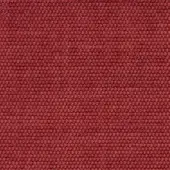 Terracotta woven fabric texture with a grid pattern, matte finish, and raised knots; label reads “bolzan letti > fabric > cosme > e221”.