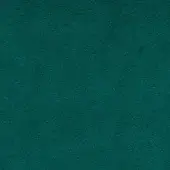 Teal Novabuk fabric sample with a dense, short pile texture and matte finish, labeled “bolzan letti” with material code 69.