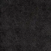 Dense charcoal gray fiber texture with uniform, short pile and subtle tonal variations creating a soft, plush, slightly mottled surface.
