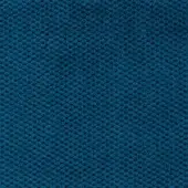 Deep teal velvet fabric texture with a dense pattern of small, raised circular tufts and a consistent, plush surface.