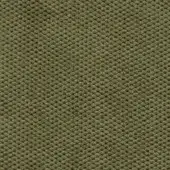 Bolzan Lettti velvet texture, olive green, dense nubby knots in a regular grid, short pile, durable upholstery fabric, sample 801.