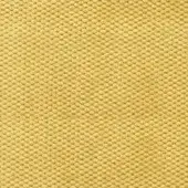 Golden yellow velvet texture with repeating circular nodes in a grid pattern, displaying a soft sheen and woven looped construction.