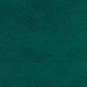 Teal fabric sample with a dense, matted texture; Bolzan Lettti Regal collection, e037, showing uniform nap and subtle labeling.