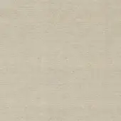 Beige linen fabric sample displaying a linear weave pattern, matte finish, and subtle tonal variations; textured, tightly woven material.