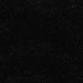 Black fabric swatch displaying a dense, granular texture with interwoven fibers and matte finish, showing tonal variations throughout.