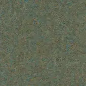 Teal fabric sample with heathered brown fibers, exhibiting a dense, textured weave and slight surface irregularities; Bolzan Letto “St. Moritz 042”.