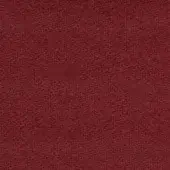 Burgundy red fabric texture, densely woven with a granular, matte finish; label reads “bolzan letti > fabric > fabric (plus) > st moritz > 073”.