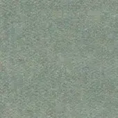 Woven fabric sample, grayish-green tone, dense fiber texture with heathered effect and interspersed light gray and beige threads.
