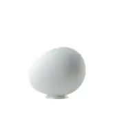 Distinctive Foscarini Gregg Outdoor lamp crafted in rotational molded polyethylene with a light grey epoxy powder coated zinc alloy base and matte finish