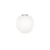 Exceptional Foscarini Rituals Semi wall lamp with hand-blown glass, striped effect and plaster-like matte finish crafted in Italy