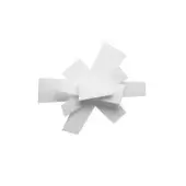 Elegant Foscarini Big Bang wall lamp with an abstract explosion of intersecting white methacrylate slabs