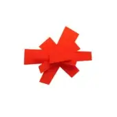 Superior Foscarini Big Bang wall lamp with an explosion-like form in red methacrylate and aluminum color epoxy powder coated zamak mount
