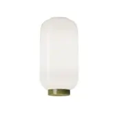 Superior Foscarini Chouchin Reverse ceiling lamp with hand-blown cased glass and glossy olive-green base