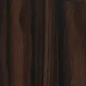 Ziricote wood texture displaying dark brown tones, linear grain pattern with vertical striations, and a smooth matte finish.