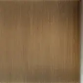 Brushed brass panel, medium bronze tone, vertical linear texture, matte finish swatch against a neutral backdrop showcasing material detail.
