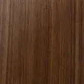 Walnut canaletto wood texture displaying warm brown tones, vertical grain, and a smooth, even finish against a white backdrop.