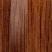 Palissandro wood texture displaying reddish-brown vertical grain, glossy finish, and honey to burgundy color variations with a smooth, polished surface.