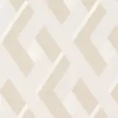 Geometric textile pattern in pale sand and off-white tones, featuring diagonal interlocking rectangles with subtle linear textures and product code bm 43.