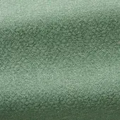 Woven fabric sample, sage green color, dense texture with vertical grain and matte finish; slight tonal gradient.